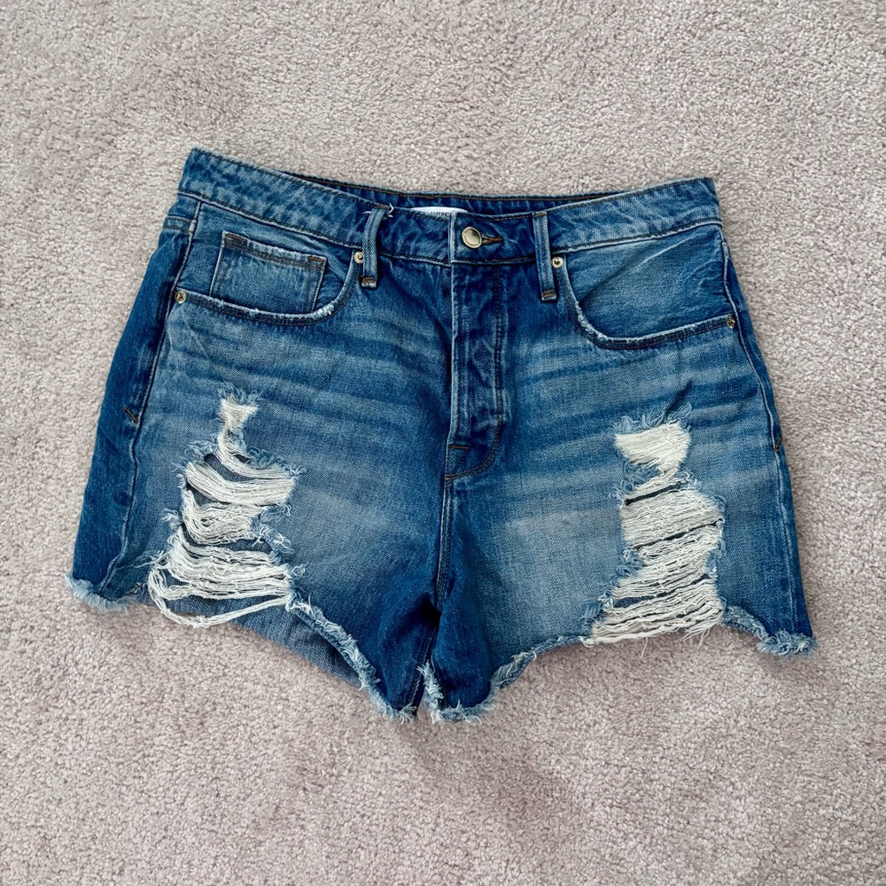 Good American Denim Cutoff Shorts